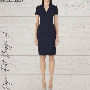 Reiss Indis Tailored Dress in Navy